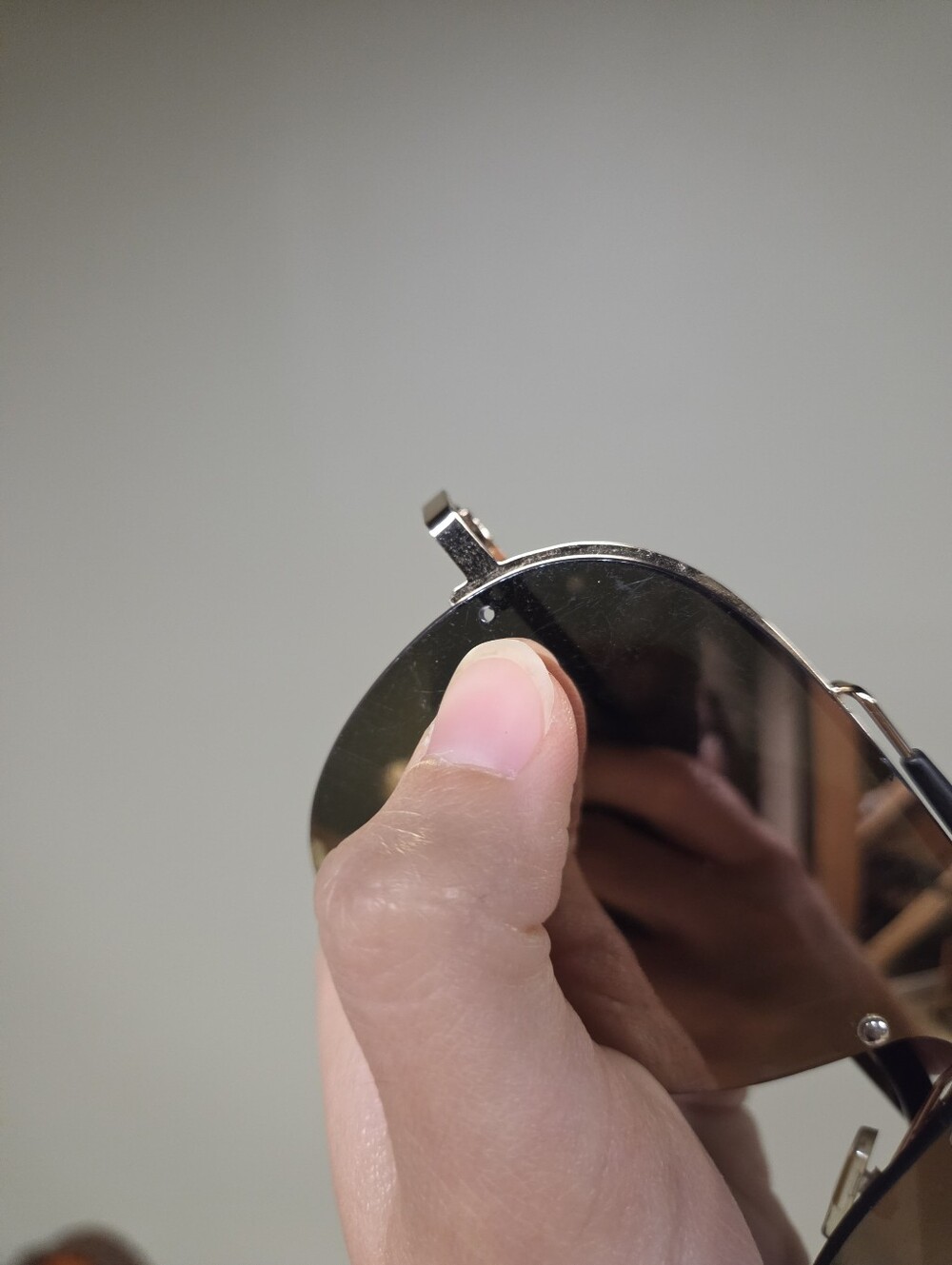 ​Carrera MB 721 Shield Sunglasses - Gold Frame, Gradient Lens (Missing One Screw - Picture 6 of 10